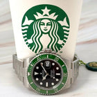 "Starbucks" Black/Green Submariner (CF) 1:1 replica