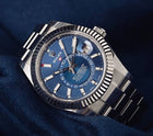 Sky Dweller Silver/Blue  Oystersteel Watch (CF) 1:1 replica