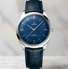 De Ville "Trésor" (Blue Dial/Steel/Leather) (VSF) 1:1 replica