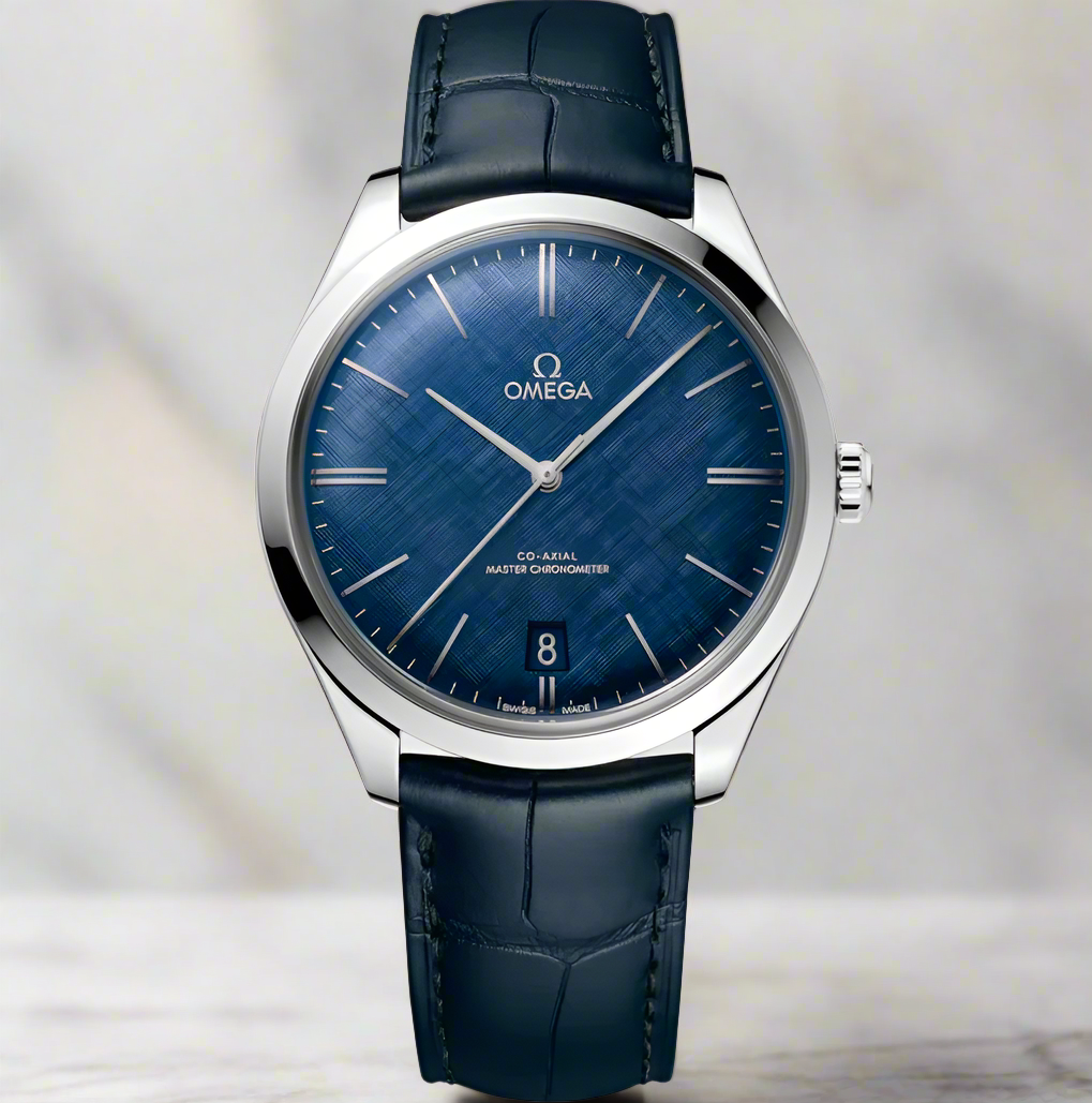 De Ville "Trésor" (Blue Dial/Steel/Leather) (VSF) 1:1 replica