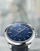 De Ville "Trésor" (Blue Dial/Steel/Leather) (VSF) 1:1 replica