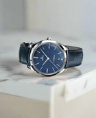 De Ville "Trésor" (Blue Dial/Steel/Leather) (VSF) 1:1 replica