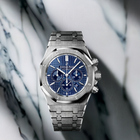Chronograph Royal Oak Blue/Silver Watch (ZF) 1:1 replica