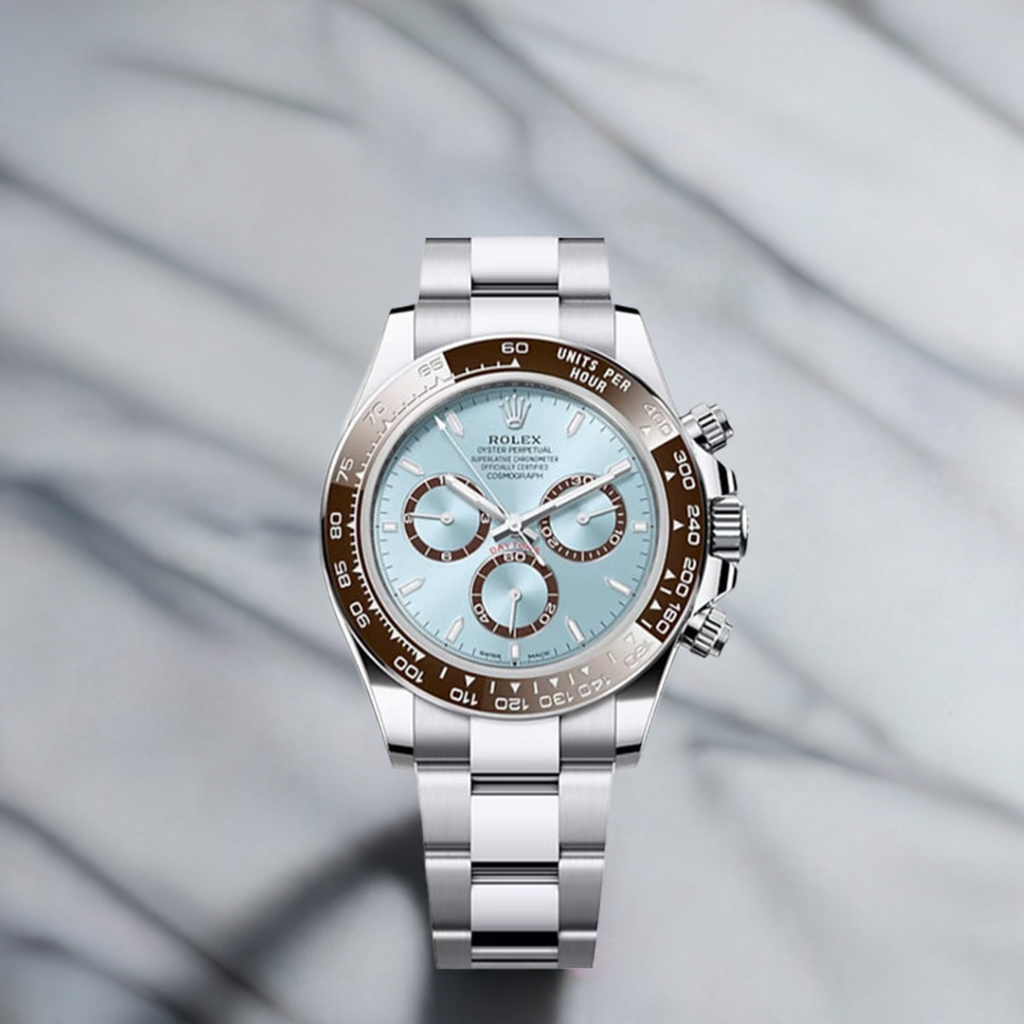 Daytona "Platona" Platinum Blue Dial Watch (VSF) 1:1 replica