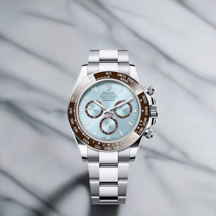 Daytona "Platona" Platinum Blue Dial Watch (VSF) 1:1 replica