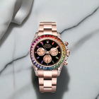 Daytona Rainbow Bezel Oystersteel Watch (VSF) 1:1 replica