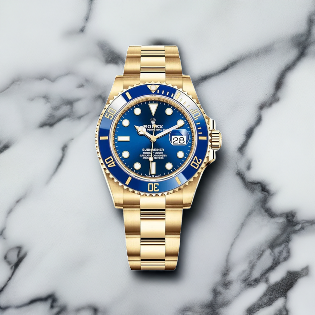 Gold/Blue Submariner Watch (VSF) 1:1 replica