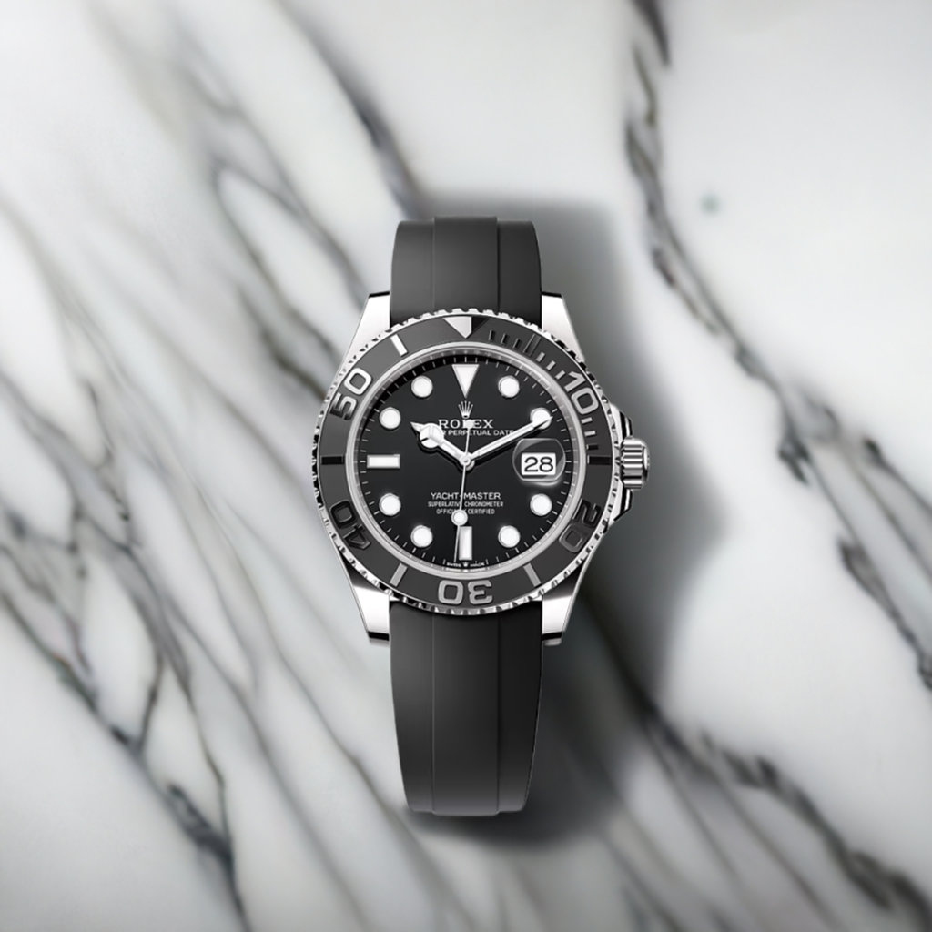 Yacht-Master Black Oysterflex (CF) 1:1 replica