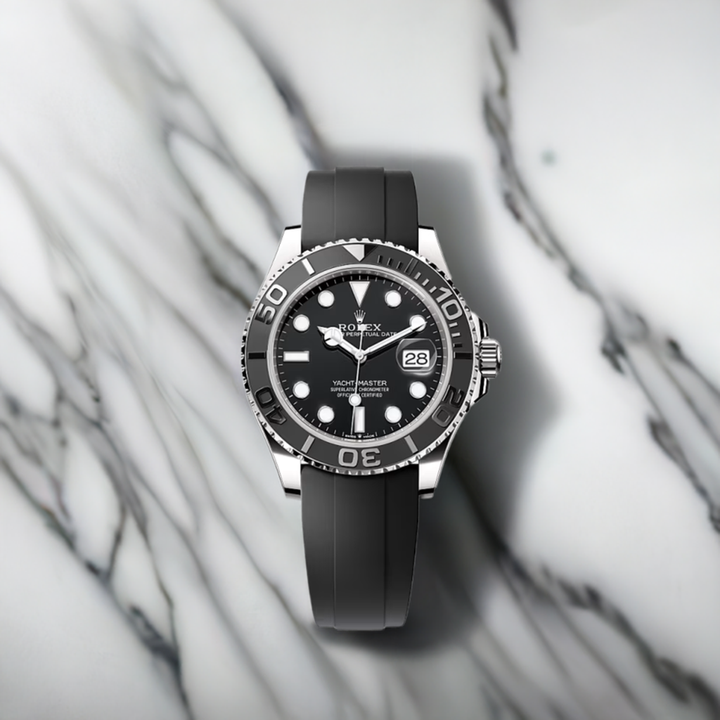 Yacht-Master Black Oysterflex (CF) 1:1 replica