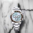 Daytona "Platona" Platinum Blue Dial Watch (VSF) 1:1 replica