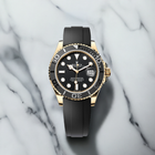 Yacht-Master Black/Gold Oysterflex (CF) 1:1 replica
