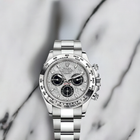 Daytona Silver Meteorite and Black Dial Watch (CF) 1:1 replica
