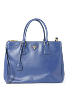 Prada Triangle Logo Leather Tote Bag replica