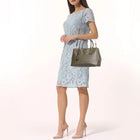 Prada Triangle Logo Leather Tote Bag replica