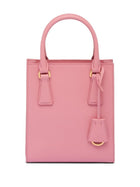 Prada Triangle Logo Leather Tote Bag replica
