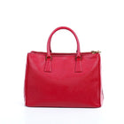 Prada Triangle Logo Leather Tote Bag replica