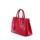Prada Triangle Logo Leather Tote Bag replica