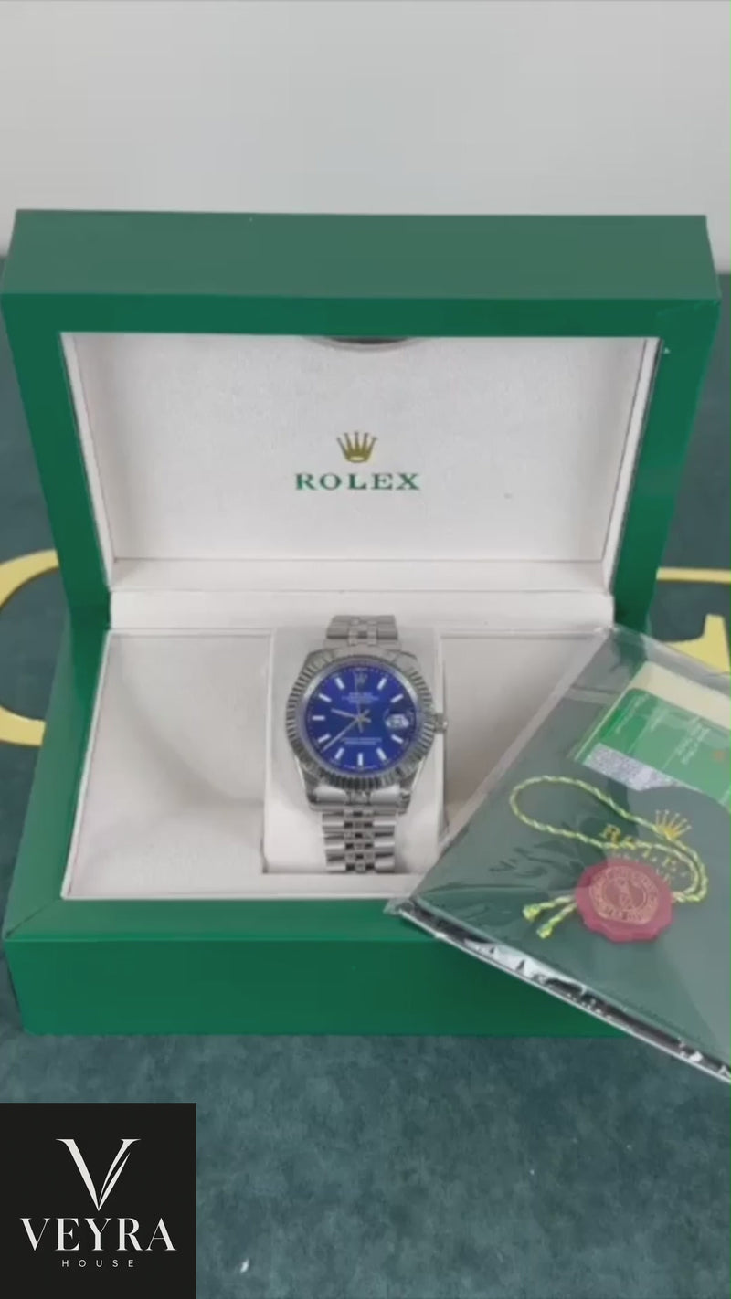 Oyster Datejust Blue Dial (CF) 1:1 product video
