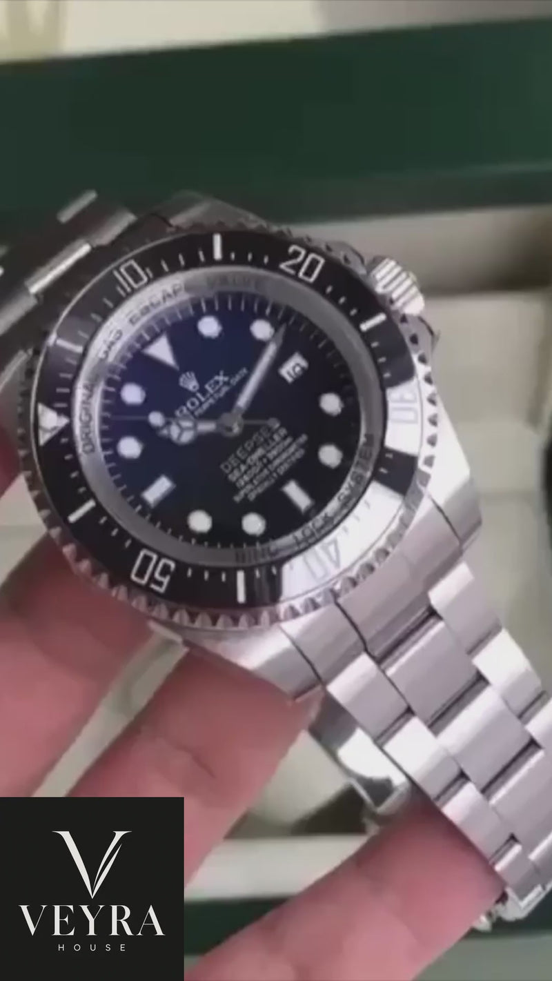 Deepsea Dweller Black/Blue Watch (CF) 1:1 product video