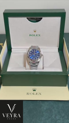 Sky Dweller Silver/Blue  Oystersteel Watch (CF) 1:1