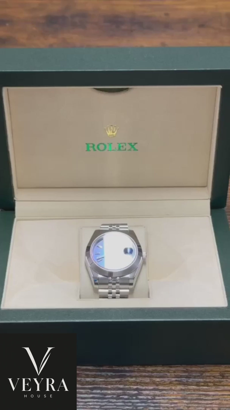 Oyster Datejust Blue Dial (CF) 1:1 product video
