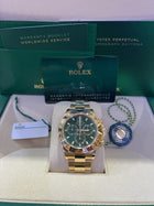 "John Mayer" Gold/Green Daytona Watch (CF) 1:1 replica