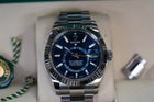 Sky Dweller Silver/Blue  Oystersteel Watch (CF) 1:1 replica