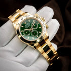 "John Mayer" Gold/Green Daytona Watch (CF) 1:1 replica
