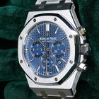 Chronograph Royal Oak Blue/Silver Watch (ZF) 1:1 replica