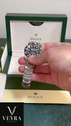 "Classic" Black Submariner (CF) 1:1 product demonstration still. Box shown for presentation. Included packaging depends on your selected option.